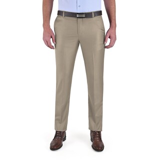Foto 1 | Foto 1 | Pantalón De Vestir Yale Sin Pinzas Cintura Ajustable Modern Slim Fit 2402 Kaki Especial