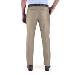 Foto 2 | Foto 2 | Pantalón De Vestir Yale Sin Pinzas Cintura Ajustable Modern Slim Fit 2402 Kaki Especial