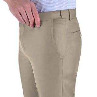 Foto 3 | Foto 3 | Pantalón De Vestir Yale Sin Pinzas Cintura Ajustable Modern Slim Fit 2402 Kaki Especial