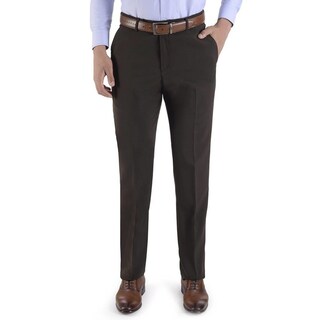 Foto 1 | Foto 1 | Pantalón De Vestir Sin Pinzas Classic Fit 1268 Café