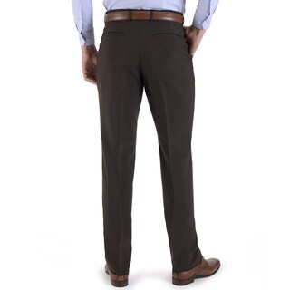 Foto 2 | Foto 2 | Pantalón De Vestir Sin Pinzas Classic Fit 1268 Café