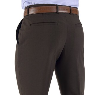 Foto 4 | Foto 4 | Pantalón De Vestir Sin Pinzas Classic Fit 1268 Café