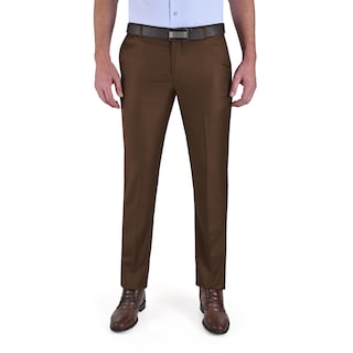 Foto 1 | Foto 1 | Pantalón De Vestir Yale Sin Pinzas Cintura Ajustable Modern Slim Fit 2402 Tabaco