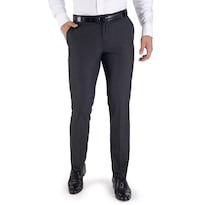 Pantalón De Vestir Yale Sin Pinzas Slim Fit 1768 Gris Oxford