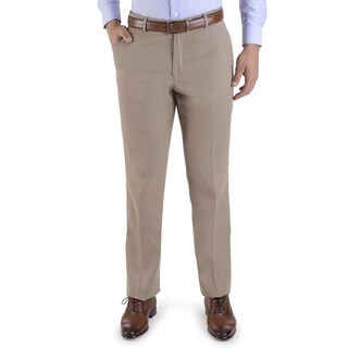 Foto 1 | Foto 1 | Pantalón De Vestir Yale Teflón Sin Pinzas Regular Fit 8541 Arena