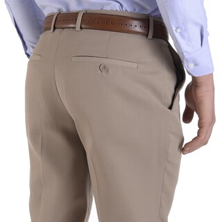 Foto 2 | Foto 2 | Pantalón De Vestir Yale Teflón Sin Pinzas Regular Fit 8541 Arena