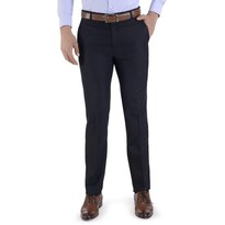 Pantalón De Vestir Yale Collection Sin Pinzas Slim Fit 1768 Azul Marino