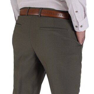 Foto 3 | Foto 3 | Pantalón De Vestir Sin Pinzas Classic Fit 1268 Verde Cemento