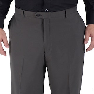 Foto 4 | Foto 4 | Pantalon De Vestir Sansabelt Regular Fit Tallas Extra B015 Gris Oxford