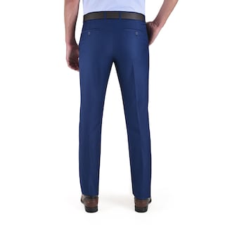 Foto 2 | Foto 2 | Pantalón De Vestir Yale Sin Pinzas Cintura Ajustable Modern Slim Fit 2402 Azul Marino