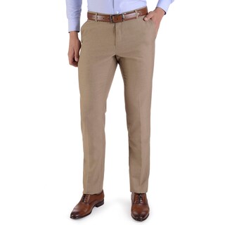 Foto 1 | Foto 1 | Pantalón De Vestir Yale Sin Pinzas Slim Fit 1768 Beige