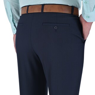 Foto 2 | Foto 2 | Pantalón De Vestir Yale Sin Pinzas Regular Fit 0342 Azul Marino