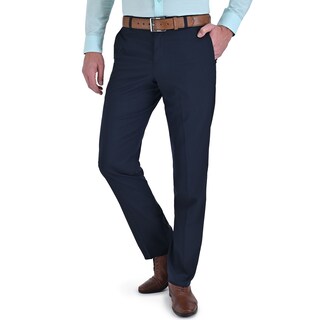 Foto 4 | Foto 4 | Pantalón De Vestir Yale Sin Pinzas Regular Fit 0342 Azul Marino
