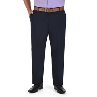 Foto 1 | Foto 1 | Pantalón De Vestir Yale Sin Pinzas Tallas Grandes 0342 Azul Marino