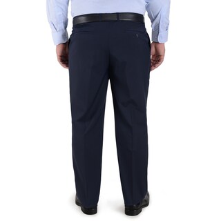 Foto 2 | Foto 2 | Pantalón De Vestir Yale Sin Pinzas Tallas Grandes 0342 Azul Marino