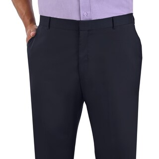 Foto 3 | Foto 3 | Pantalón De Vestir Yale Sin Pinzas Tallas Grandes 0342 Azul Marino
