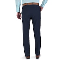 Pantalón De Vestir Yale Sin Pinzas Regular Fit 0342 Azul Marino