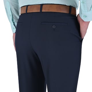 Foto 2 | Foto 2 | Pantalón De Vestir Yale Sin Pinzas Regular Fit 0342 Azul Marino