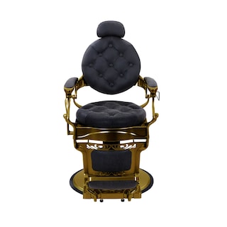 Foto 1 | Foto 1 | Sillón Clásico VANLIG Barbería Estética Vintage color Dorado Bergamo Hongzi