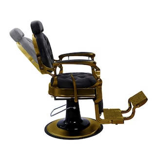 Foto 3 | Foto 3 | Sillón Clásico VANLIG Barbería Estética Vintage color Dorado Bergamo Hongzi