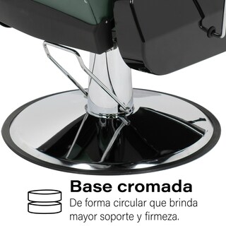 Foto 7 | Foto 7 | Sillón De Barbero Onof Sbg-01 Color Verde Olivo