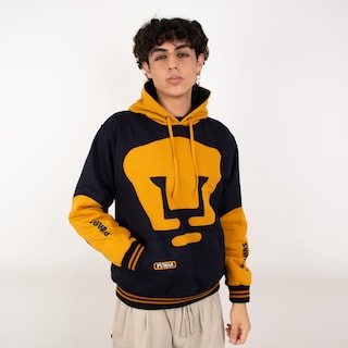 Foto 1 | Foto 1 | Sudadera Retro Pumas Oficial – Diseño Azul Y Dorado