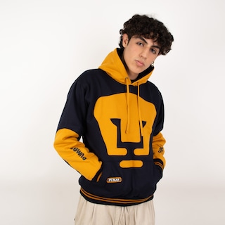 Foto 5 | Foto 5 | Sudadera Retro Pumas Oficial – Diseño Azul Y Dorado