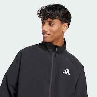 Foto 6 | Foto 6 | Rompevientos Essential Con Logo Pequeño Adidas Negro Hombre