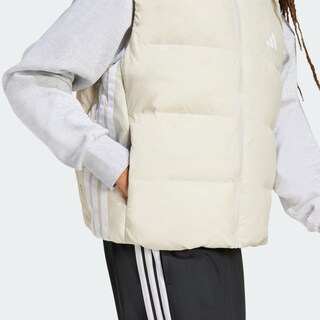 Foto 7 | Foto 7 | Chaleco De Plumón Con Climawarm Y Las 3 franjas Essentials Adidas Beige Hombre