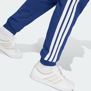 Foto 7 | Foto 7 | Pants De Felpa Francesa De 3 Franjas Essential Adidas Azul Hombre