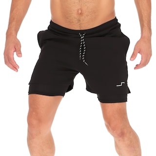 Foto 1 | Foto 1 | Short Deportivo Para Hombre Color Negro Licra Interior Chb Chili Beans Clothing Co.