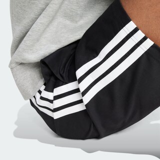 Foto 6 | Foto 6 | Shorts Essential 3 Franjas Tejido Jersey 10 Pulgadas Adidas Negro Hombre