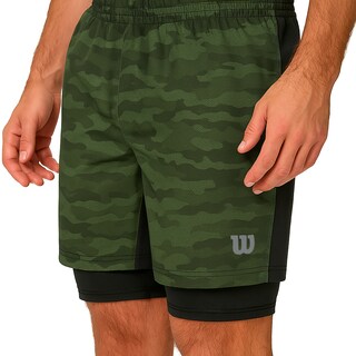 Foto 3 | Foto 3 | Short 2 En 1 Wilson Flex Con Biker Camo Hombre