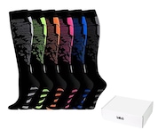 Calcetines Largos De Compresión Lab.g Deportivos Unisex Negro Talla:l/xl