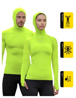 Foto 4 | Foto 4 | Vd0150 Voltaica Base Layer Hoodie Unisex