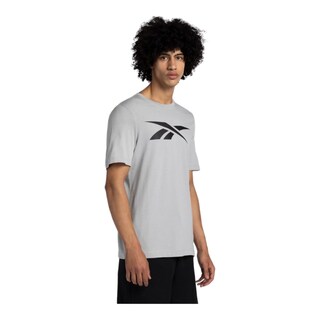 Foto 1 | Foto 1 | Playera Reebok Basic Cotton Tee Para Hombre Color Gris Modelo Ts0113