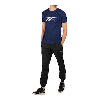 Foto 4 | Foto 4 | Playera Reebok Basic Athlete Tee Para Hombre Color Azul Modelo Ts0128