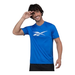 Foto 2 | Foto 2 | Playera Reebok Basic Athlete Tee Para Hombre Color Azul Modelo Ts0104