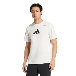 Foto 2 | Foto 2 | Playera Graphic De Entrenamiento Category Con Climacool Adidas Blanco Hombre