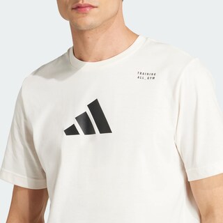 Foto 6 | Foto 6 | Playera Graphic De Entrenamiento Category Con Climacool Adidas Blanco Hombre
