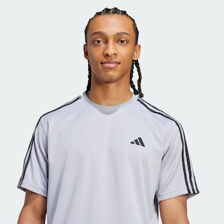 Foto 6 | Foto 6 | Playera Train Essentials 3-stripes Adidas Gris Hombre