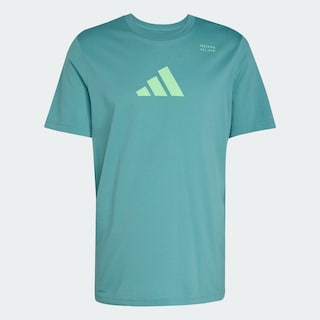 Foto 3 | Foto 3 | Playera Graphic De Entrenamiento Category Con Climacool Adidas Verde Hombre