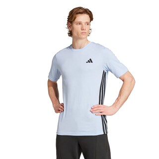 Foto 2 | Foto 2 | Playera 3 Franjas Train Essentials Training Feelready Adidas Azul Hombre