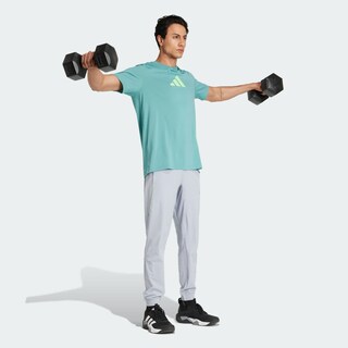 Foto 5 | Foto 5 | Playera Graphic De Entrenamiento Category Con Climacool Adidas Verde Hombre