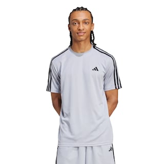 Foto 2 | Foto 2 | Playera Train Essentials 3-stripes Adidas Gris Hombre