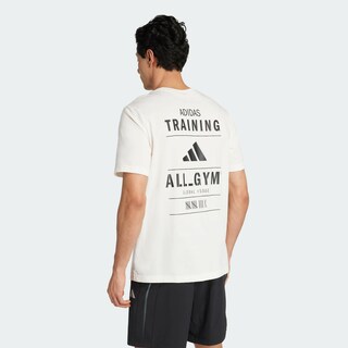 Foto 4 | Foto 4 | Playera Graphic De Entrenamiento Category Con Climacool Adidas Blanco Hombre