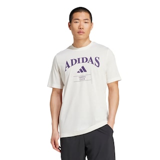 Foto 2 | Foto 2 | Playera Estampada Adidas Heritage Adidas Blanco Hombre