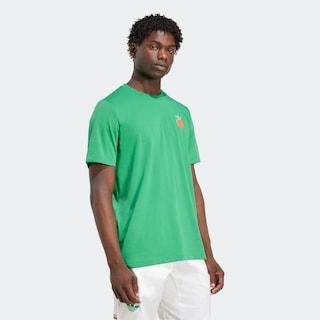 Foto 5 | Foto 5 | Playera De Tenis Graphic Adidas Verde Hombre