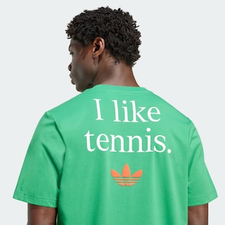 Foto 6 | Foto 6 | Playera De Tenis Graphic Adidas Verde Hombre