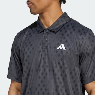 Foto 7 | Foto 7 | Playera Polo Del Club De Tenis Con Gráficos Y Climacool Adidas Gris Hombre